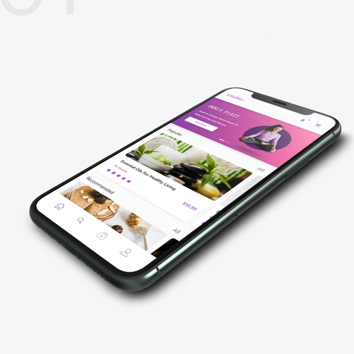 Course design with the title 'Courses App'