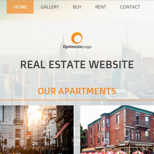 Jimdo design with the title 'Jimdo website'