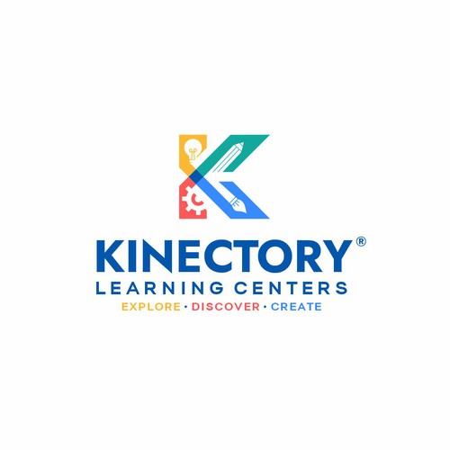 Colorful design with the title 'KINECTORY LEARNING CENTERS'