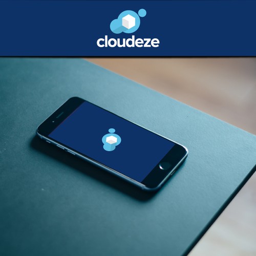 Moving company logo with the title 'Create a Logo for a New Kind of Moving Company.......A Cloud Moving Company'