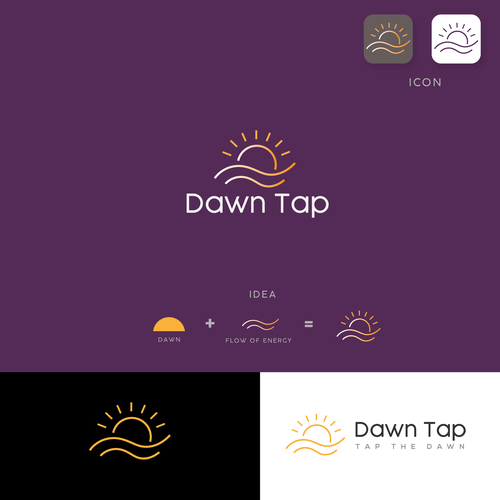 Solar logo with the title 'Dawn tap'