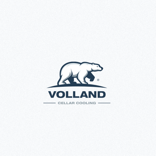 Logo with the title 'Bear logo for cellar cooling company '