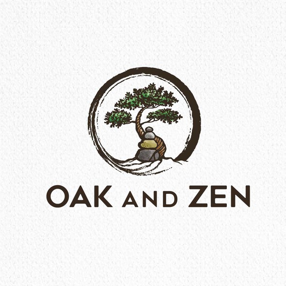 Zen logo with the title 'Oak and Zen'