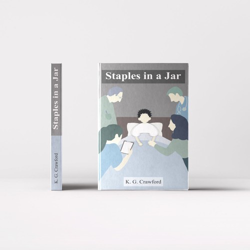 Memory design with the title 'Book cover for a childhood memoir'