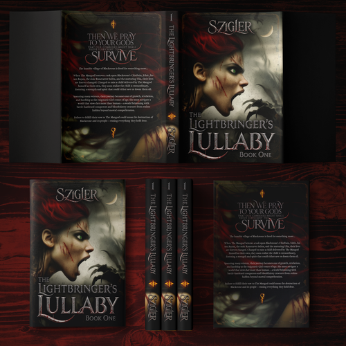 Book cover with the title 'The Lightbringer's Lullaby'