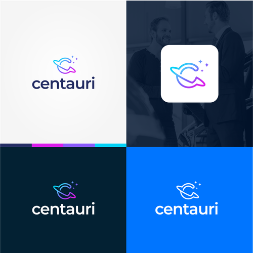 Cosmic design with the title 'Centauri'