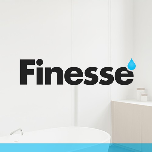 Bathroom design with the title 'Finesse'