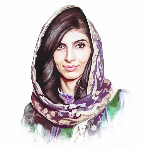 Drawing design with the title 'Artistic drawing'