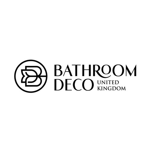 English design with the title 'Bathroom Deco'