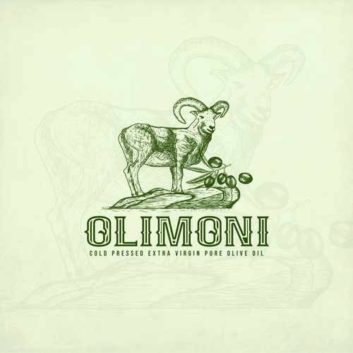 Olive logo with the title 'olimoni'