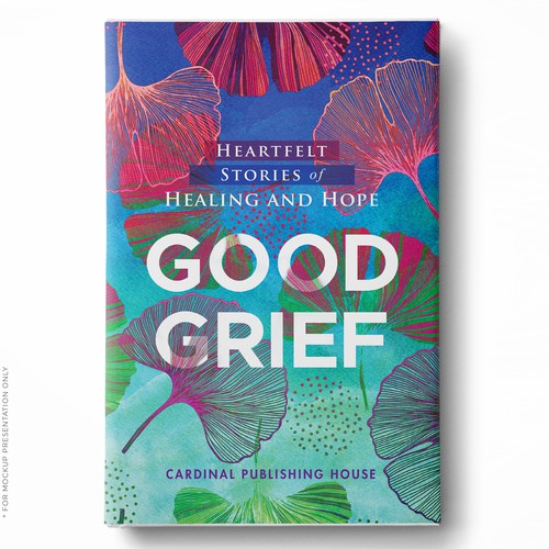 Spiritual book cover with the title 'Conceptual Cover Design'