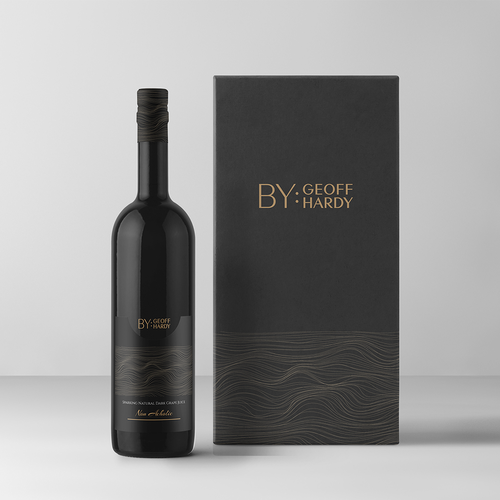 Juice label with the title 'Non-alcoholic grape juice'