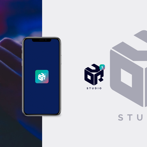 Cube logo with the title 'OVR 1 STUDIO'