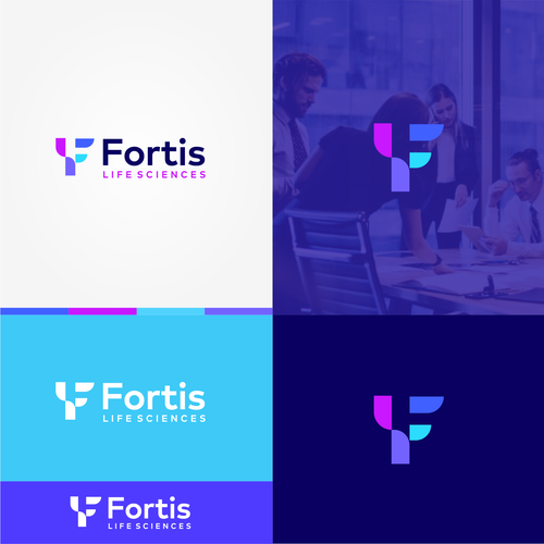 Medical logo with the title 'Fortis'