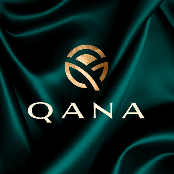 Perfume design with the title 'Logo Concept for QANA '