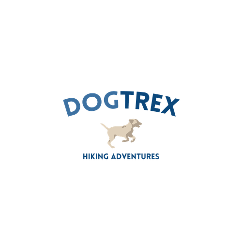 Exercise logo with the title 'Logo for dog hiking & exercises '