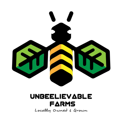 Bee brand with the title 'UnBeeLievable Farms'