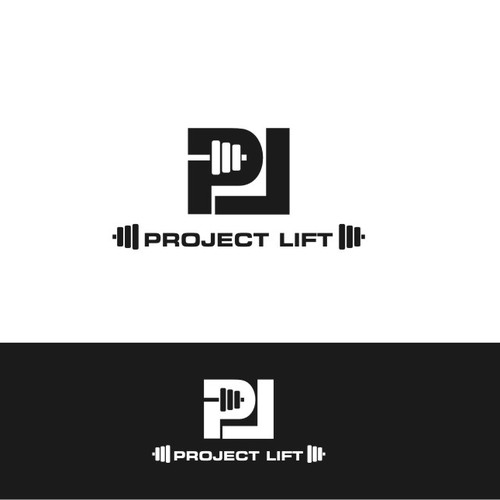 Ps logo with the title 'Capture the hidden potential of the world through a weightlifting logo'