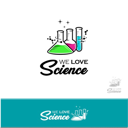 Science brand with the title 'biological, space, technology, science'