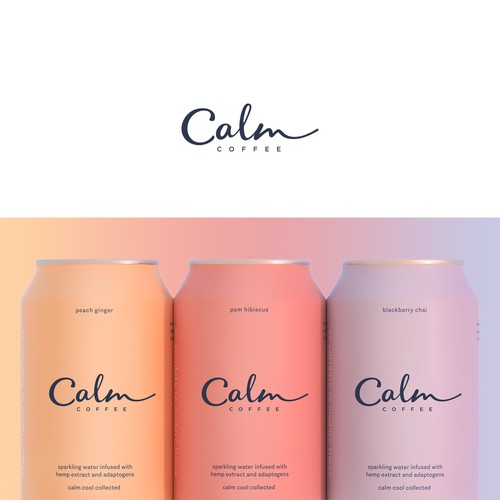 Relaxation logo with the title 'Calm COFFEE'