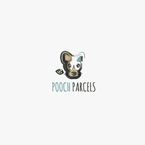 Illustrated logo with the title 'Unique illustrated logo for dog/pet company'