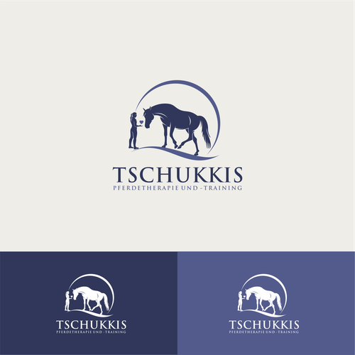 Equestrian logo with the title 'Tschukkis'