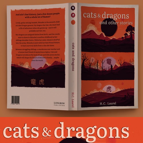 Silhouette book cover with the title 'Book cover concept '