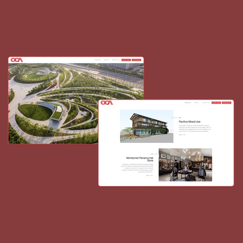 Architecture website with the title 'California Architecture Website'