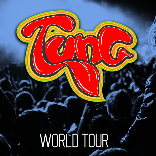 Band logo with the title 'Tung Logo design and Visual Identity'