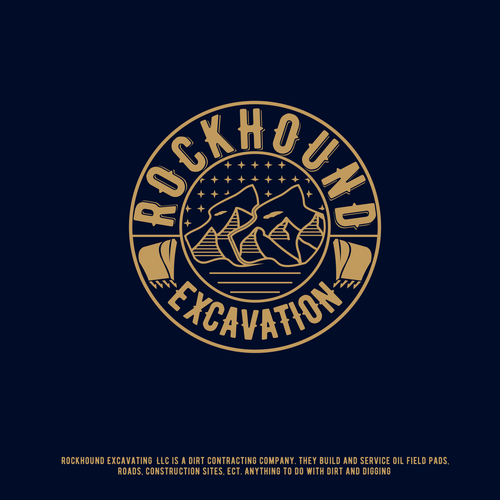 Rock brand with the title 'rockhound excavation'