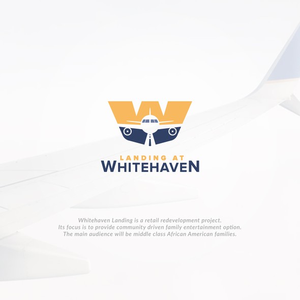 Aero logo with the title 'W landing Plane'