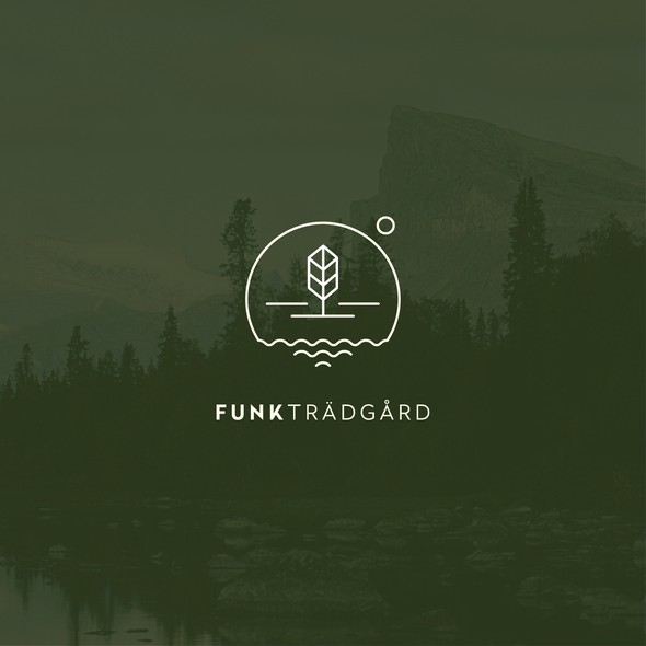 Horticulture logo with the title 'FUNK TRÄDGÅRD Gardening Business '