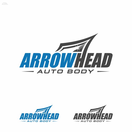 Repair logo with the title 'Arrowhead Auto Body'