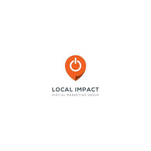 Digital marketing logo with the title 'Local Impact'