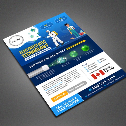 Cleaning design with the title 'Cleaning'