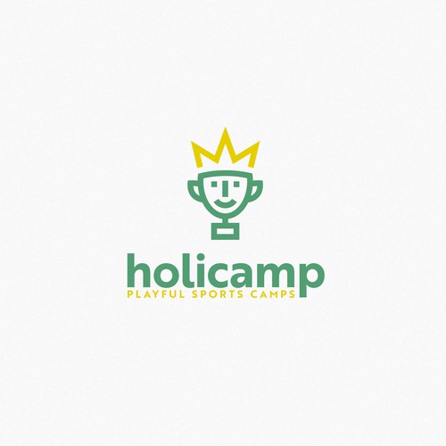 Medal logo with the title 'Sports camps logo'