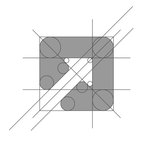 Drop pin logo with the title 'Transit logo design'