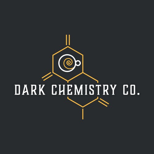 Chemistry design with the title 'Dark Chemistry Co.'