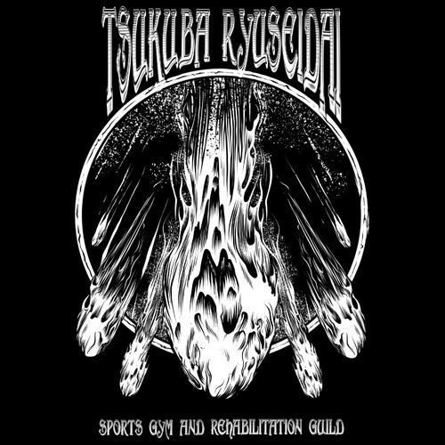 Detailed t-shirt with the title 'Meteor shower'