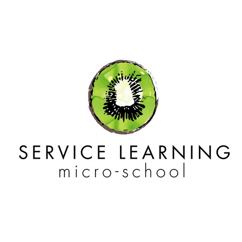 Circle brand with the title 'Service Learning Micro-School'