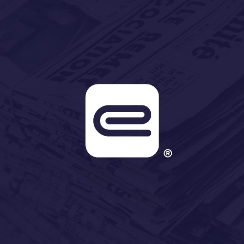 Newspaper logo with the title 'Modern Logo Design for a news live sit.'