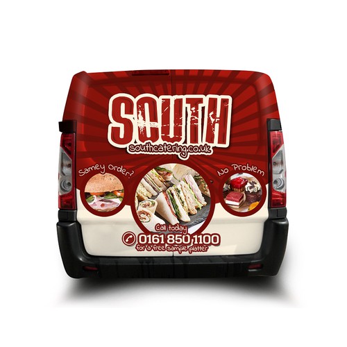 Southern design with the title 'design vinil car'