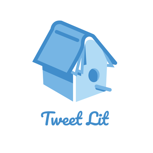 Literature design with the title 'Logo for a literary magazine'