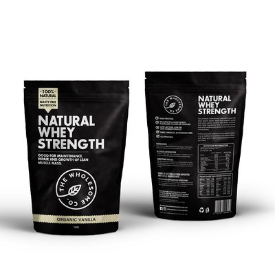 Packaging Design for Natural Protein company