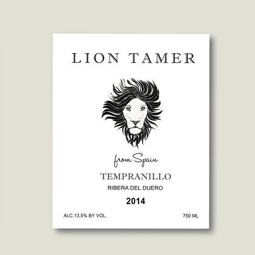 Fun label with the title 'Design wine label for fun modern wine brand'