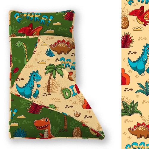 Dinosaur design with the title 'RoaRRRRR!'