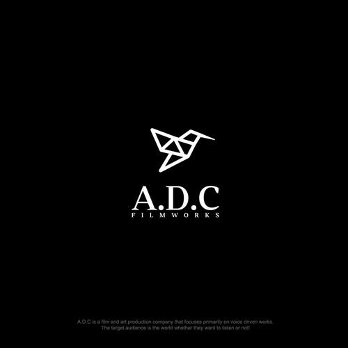 Movie logo with the title 'A.D.C Filmworks'