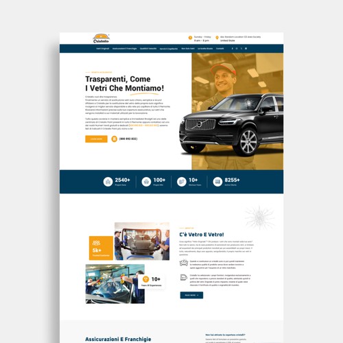Car website with the title 'Car Tint Website'