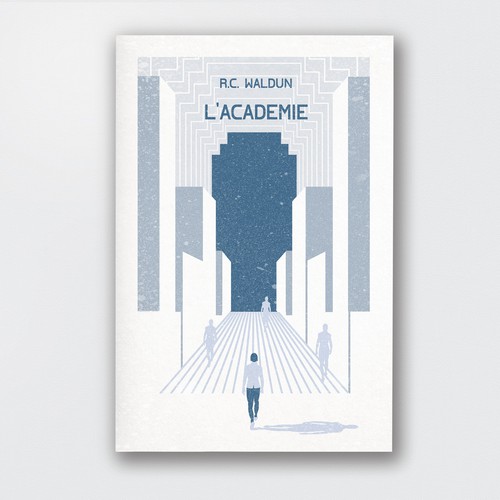 Minimal book cover with the title 'Sci-fi Book Cover'