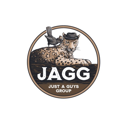 Brown and orange logo with the title 'JAGG'